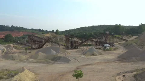 Sand Mines Stock Footage 157392780