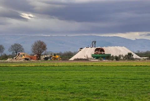 Sand Mining Machine Stock Photos