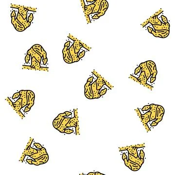 Sand monster vector seamless pattern 스톡 일러스트