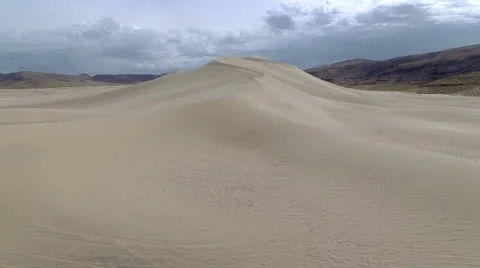 Sand Mountain Flyover Stock Footage 67093204