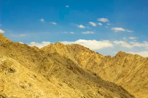 Sand mountains and clouds Foto stock