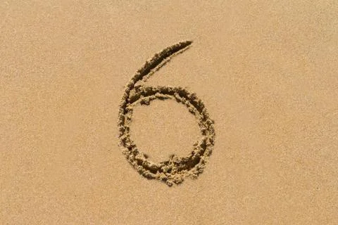Sand Number Stock Photos