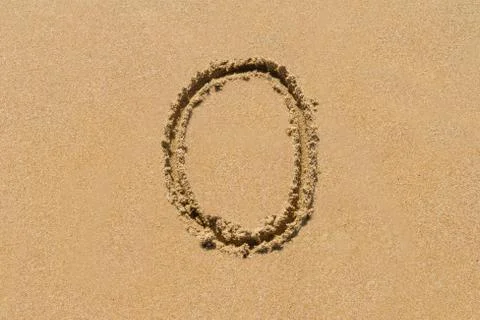 Sand Number Stock Photos