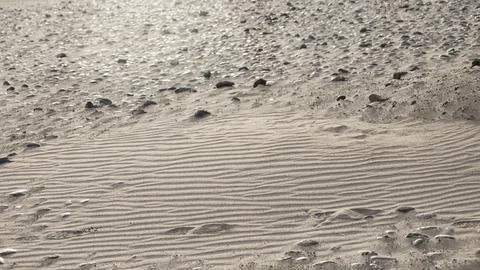 Sand pattern as background. Zen pattern in white sand. Foto stock