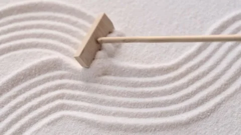 Sand pattern Stock Footage 340915726