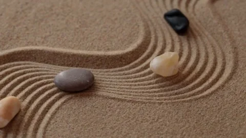 Sand pattern Stock Footage 342999589