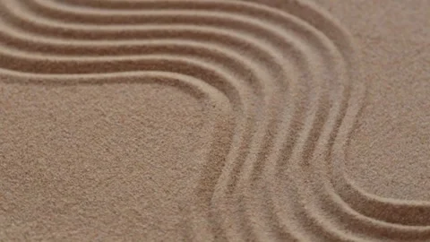 Sand pattern Stock Footage 342999593