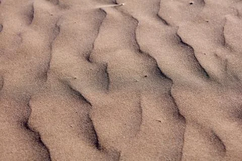 Sand pattern, interesting abstract texture Stock Photos