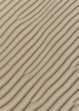Sand pattern made by the atlantic ocean Stock Photos