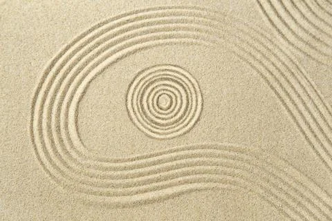 Sand pattern Stock Photos