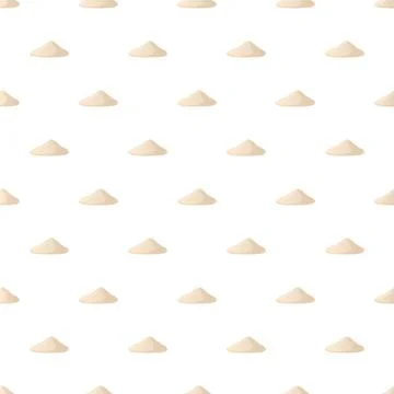 Sand piles creating a seamless desert pattern background Stock Illustration