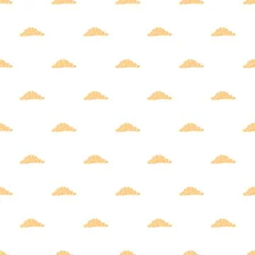 Sand piles creating a seamless repeating pattern Stock Illustration
