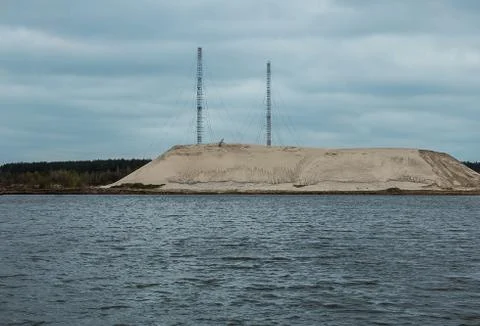 Sand pit Stock Photos