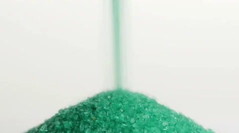 Sand pours. Close up. Stock Footage 57878879