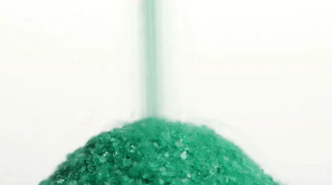 Sand pours. Close up. Video stock 58154571