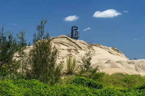 Sand Pump Tower Stock Photos