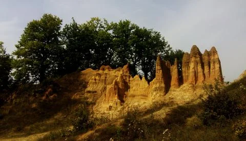 Sand Pyramids Stock Photos