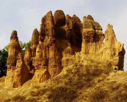 Sand Pyramids Stock Photos