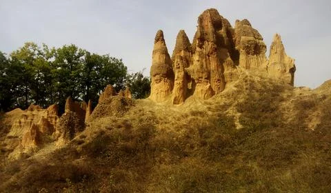 Sand Pyramids Stock Photos