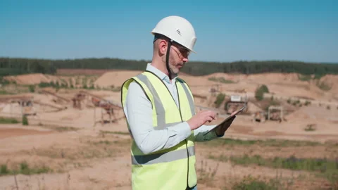 Engineer Quarry Stock Video Footage | Royalty Free Engineer Quarry ...