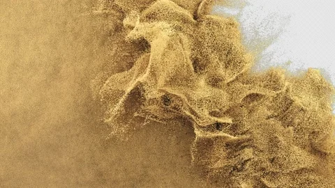 Sand Realistic Transition Stock Footage 229755786