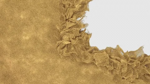 Sand Realistic Transition Stock Footage 294482843