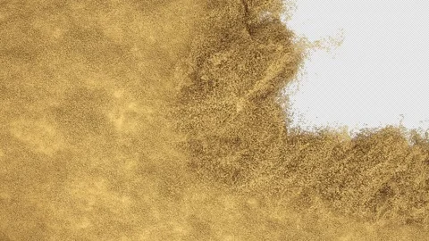 Sand Realistic Transition Stock Footage 295750090