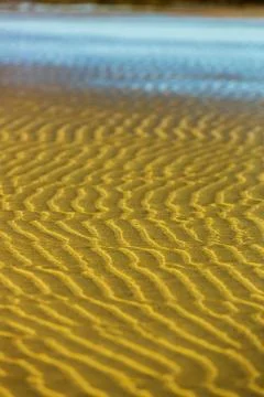 Sand ripples pattern background Stock Photos