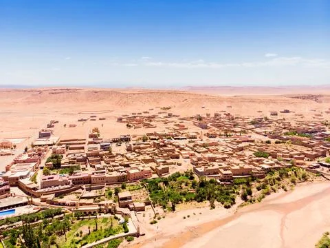 Sand Scene in Morocco Stock Photos