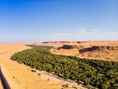 Sand Scene in Morocco Stock Photos