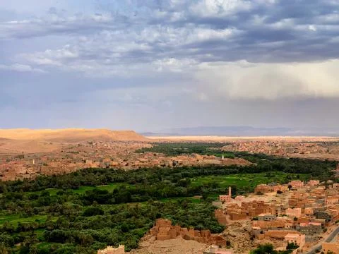 Sand Scene in Morocco Stock Photos