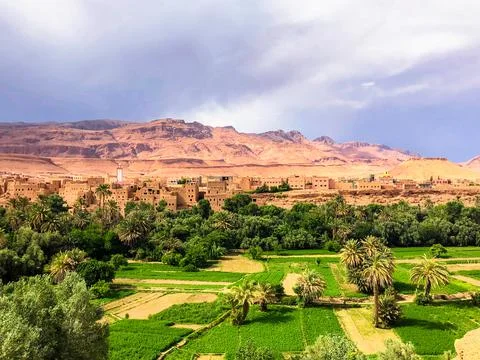 Sand Scene in Morocco Stock Photos