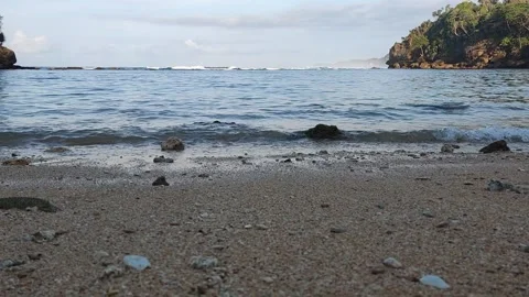 Sand of sea Stock Footage 214359474