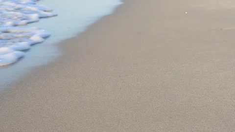 Sand - Sea waves Stock Footage 87065694