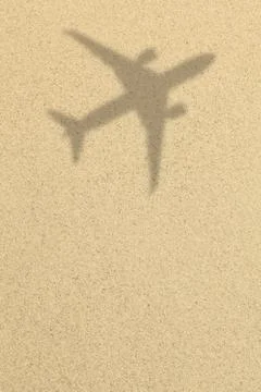 Sand With Shadow Plane Stock Photos