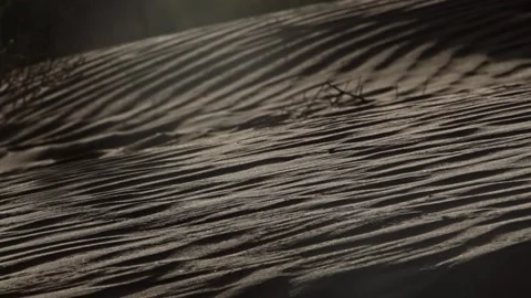 Sand shadows at the dunes Stockbeeldmateriaal 152311633