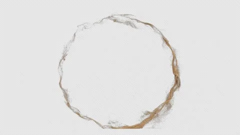 Sand Slow Flow Circle Stock Footage 236359958