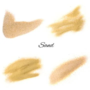 Sand splash or sand explod Foto stock