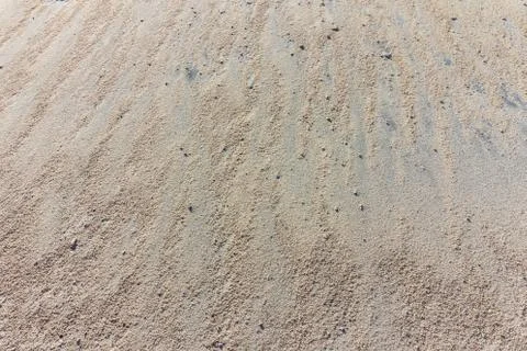 Sand in a steep hill background Stock Photos