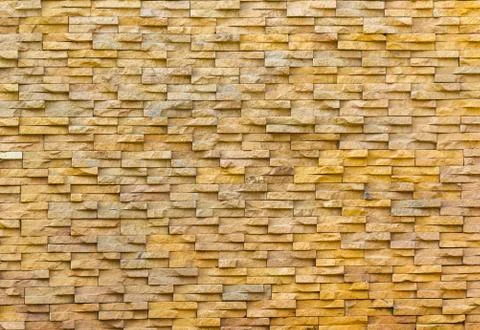 Sand stone brick wall Stock Photos