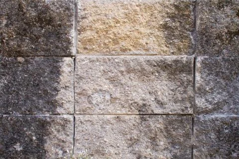 Sand stone wall Stock Photos