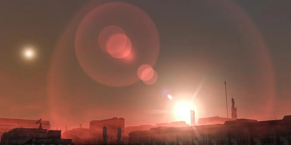 Sand storm Stock Illustration