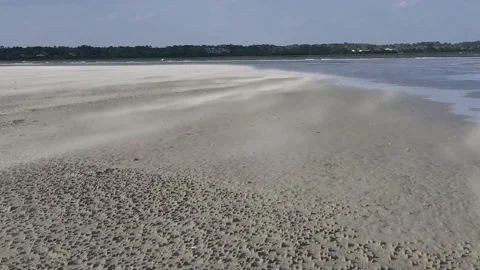 Sand storm in the ocean. Stock-Footage 154134564