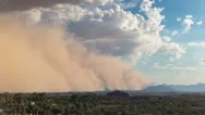 Sand Storm Time Lapse Az Haboob Stock Footage