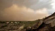 Sand Storm Time Lapse Stock Footage