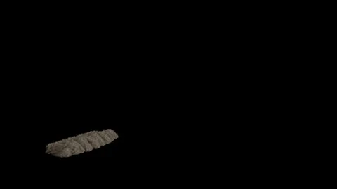 Sand Storm Top View Isolated Back Ground Stock Footage 126398021