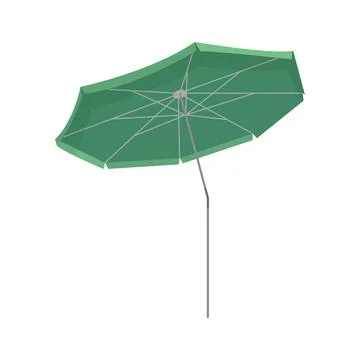 Sand summertime umbrella Stockillustratie