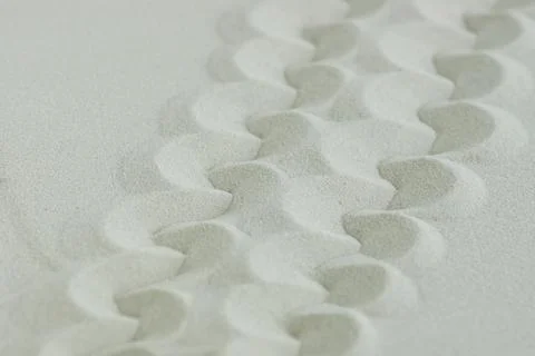 Sand texture background. Neutral beige color nature poster. Geometric backdrop. Stock Photos