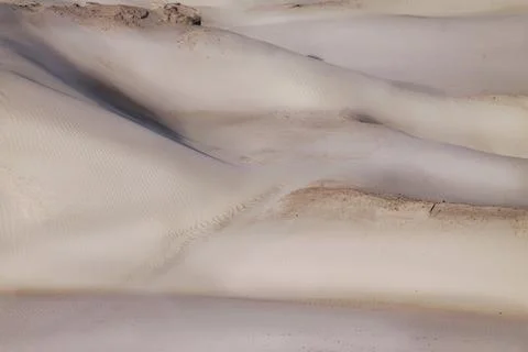 Sand texture in the desert. Sand waves Stock Photos