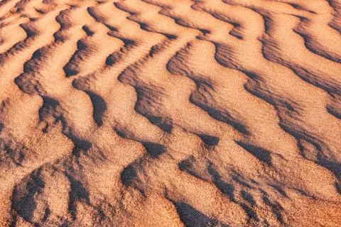 Sand Texture Pattern Wind Desert Stock Photos